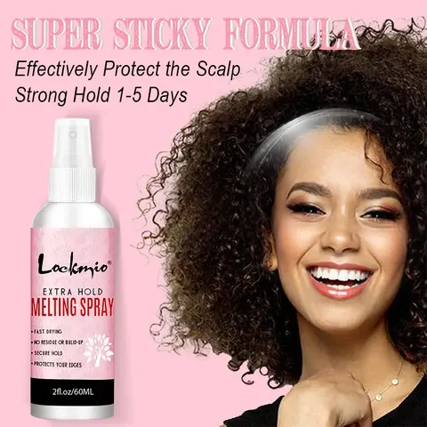 Lockmio 60ml Schnell Trocknender Schmelzender Sprüh Spitzen Kleber