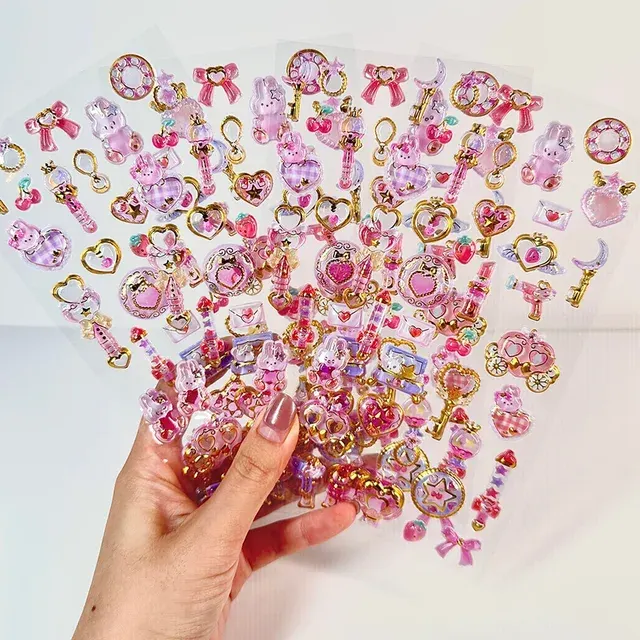 3D-Acryl-Sticker mit Diamant-Dekor 3