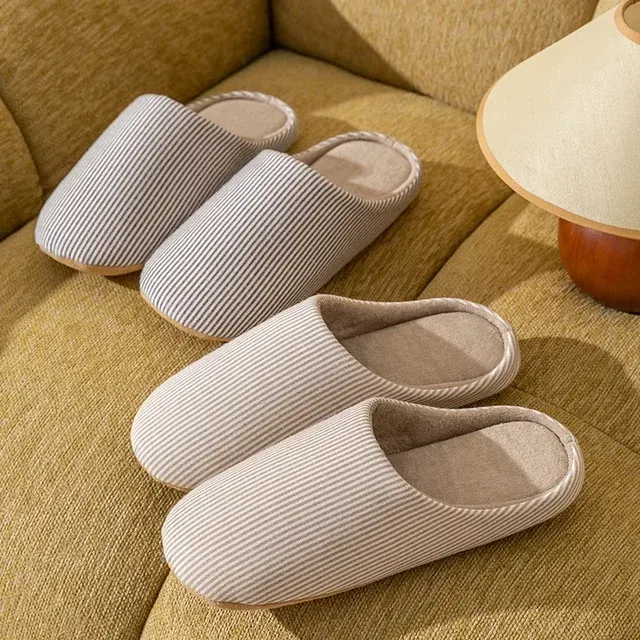 Unisex Fleece Slippers Warm Non-Slip Autumn 1