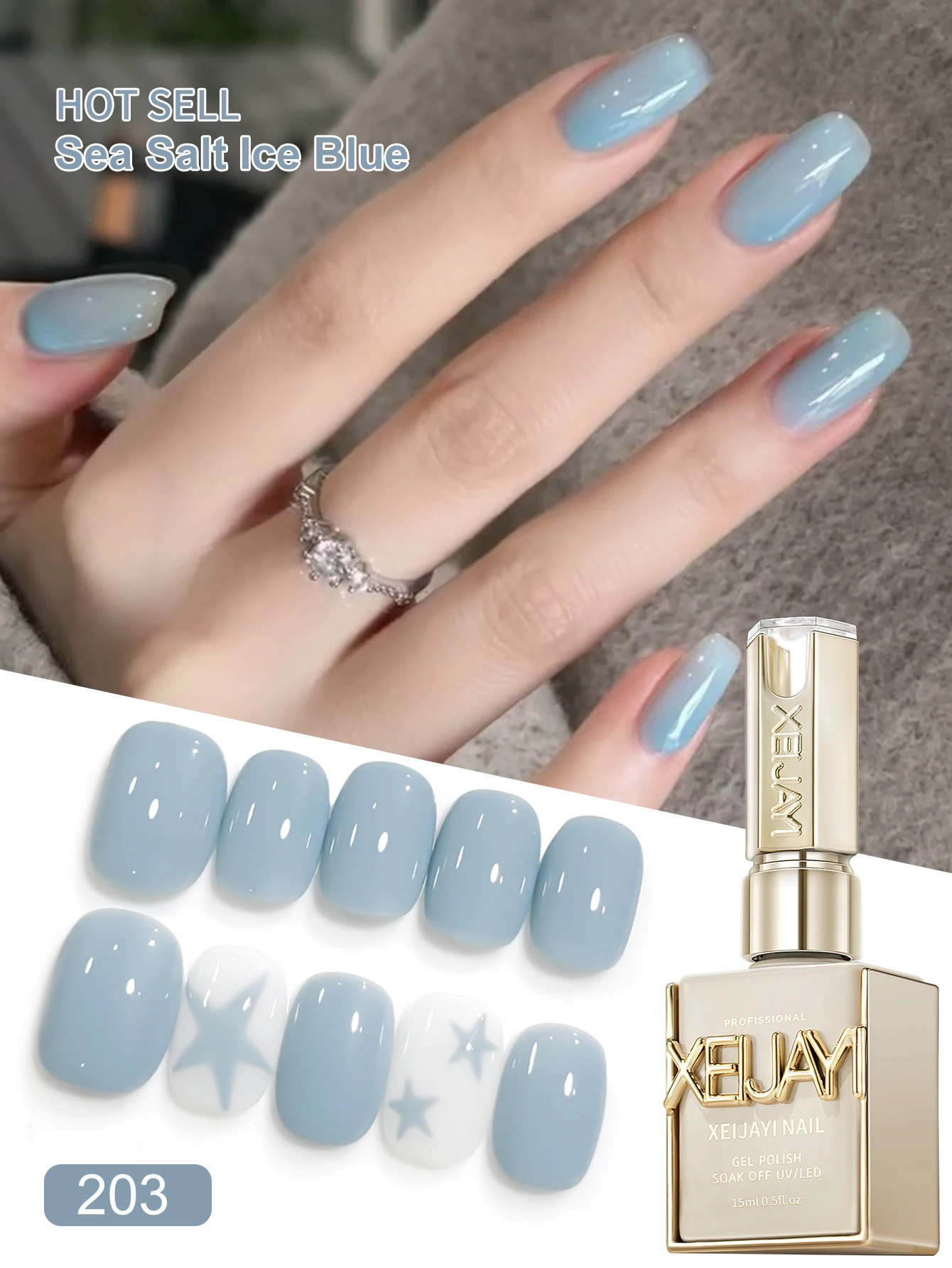 Semi-Permanent UV LED Builder Gel 15ml 3