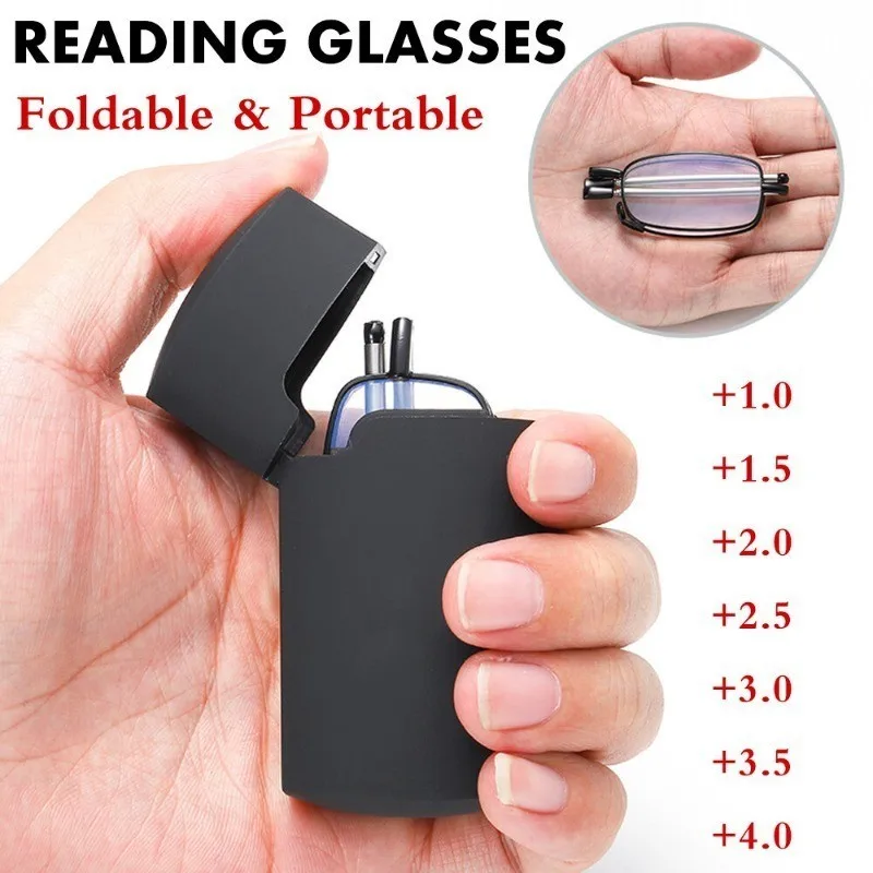 Foldable Reading Glasses with Gift Case 2