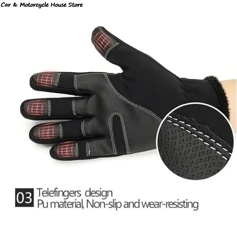 Winter Handschuhe Wasserdicht Thermisch Touchscreen Wind Dicht Warme 4