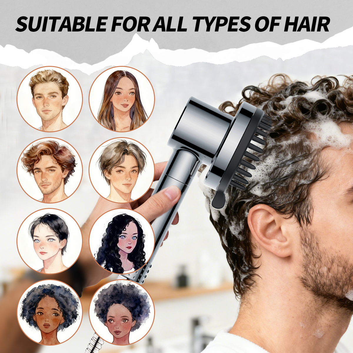 Updated Spa Scalp Massage Handheld Shower Head 7 4