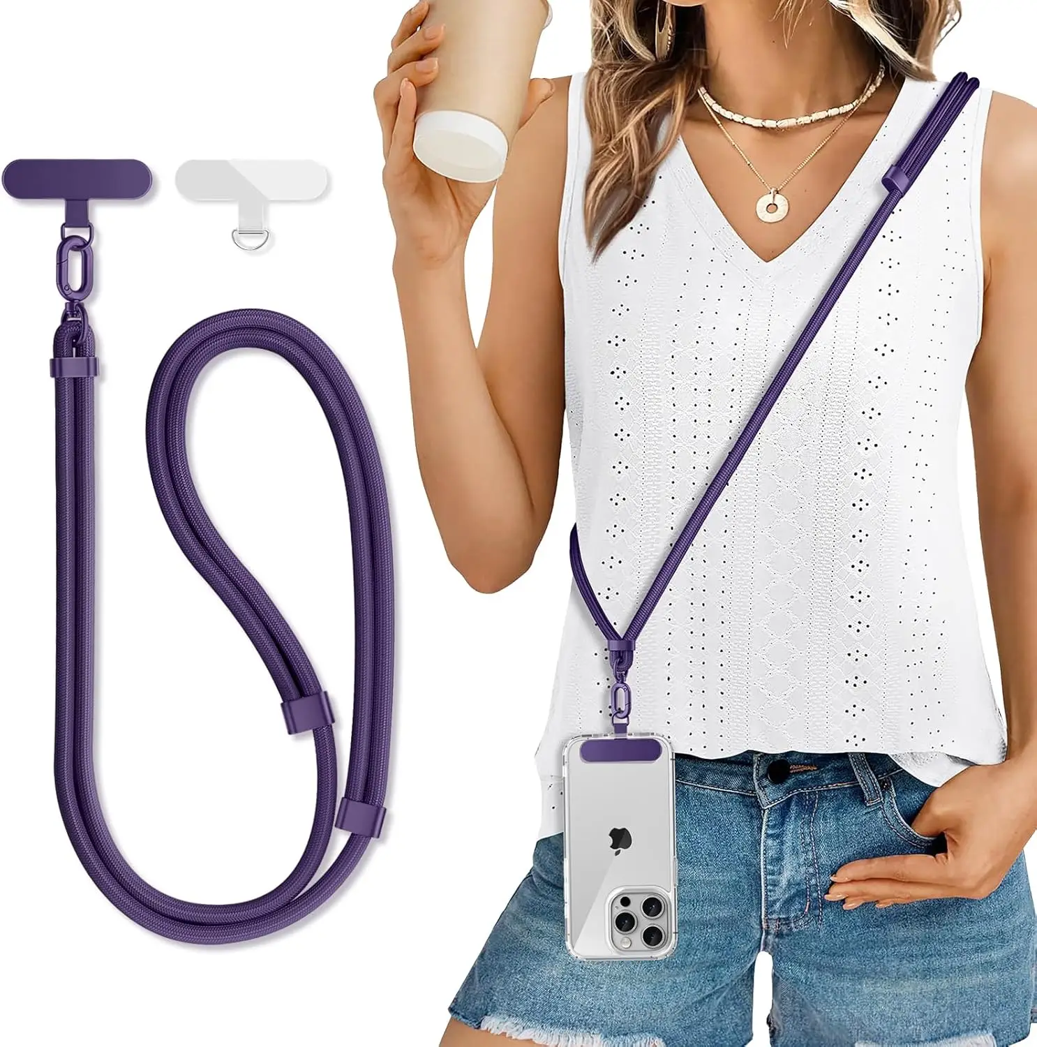 360°-Drehbares Anti-Verlust-Handy-Lanyard