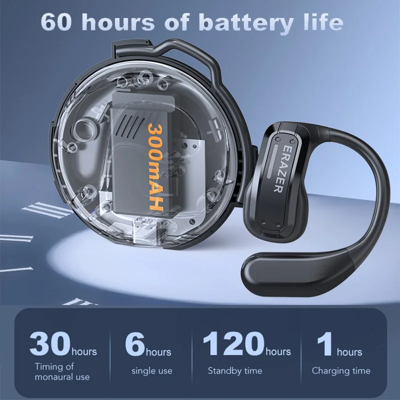 ERAZER X8 AI-Übersetzer-Ohrhörer Gaming Bluetooth 5.4 Kabellose Kopfhörer 2