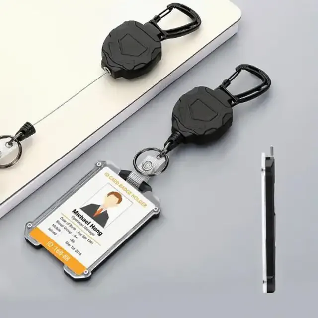 ID Badge Holder with Reel 3