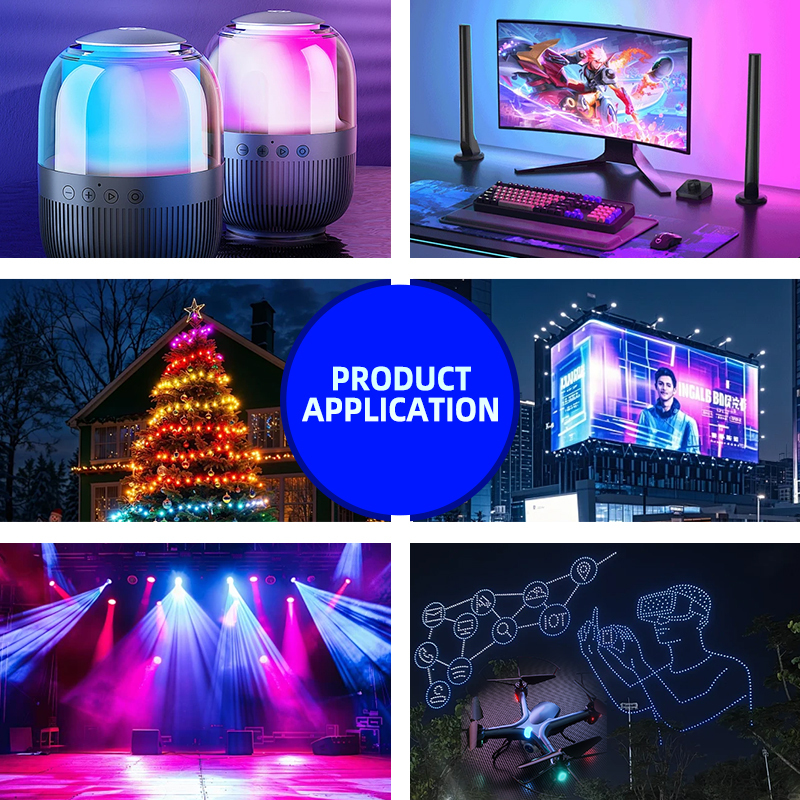 Programmable Addressable RGB LED Chip 4