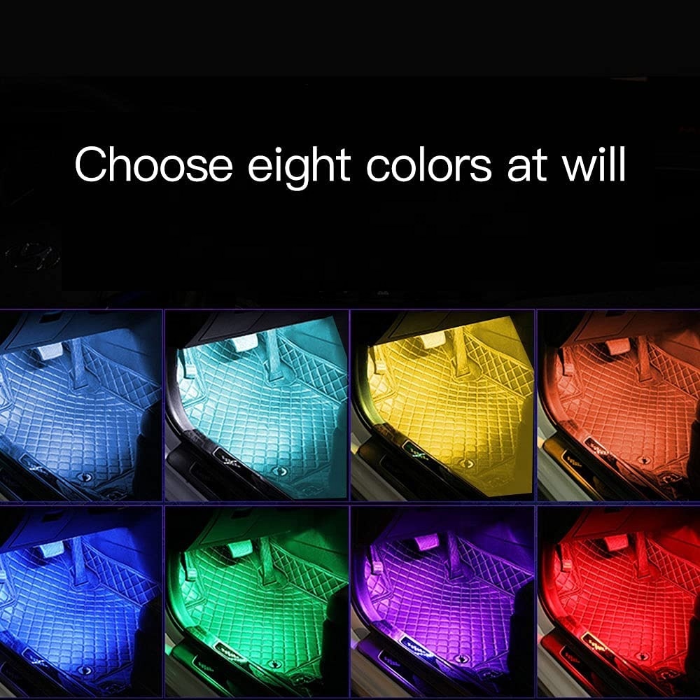 USB Car Ambient Light With Remote 2