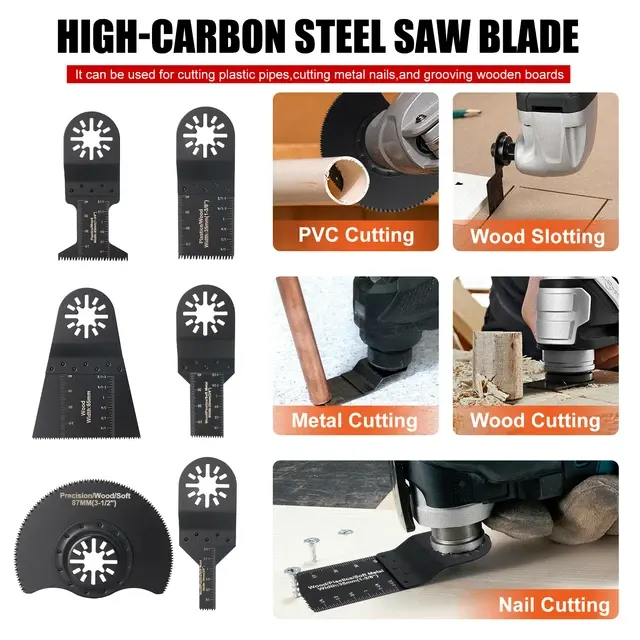 42-Piece Universal Oscillating Saw Blade Set 4