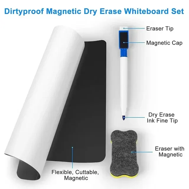 A4 Magnetic Dry-Erase Fridge Whiteboard 3