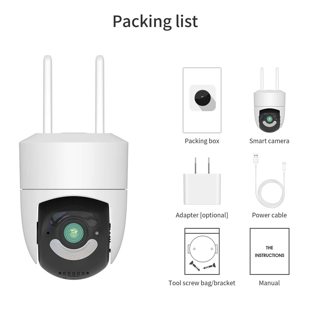 PTZ Security Camera System with WiFi 3