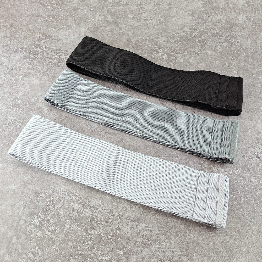 Gray Fabric Mini Loop Bands for Glute Workouts 2