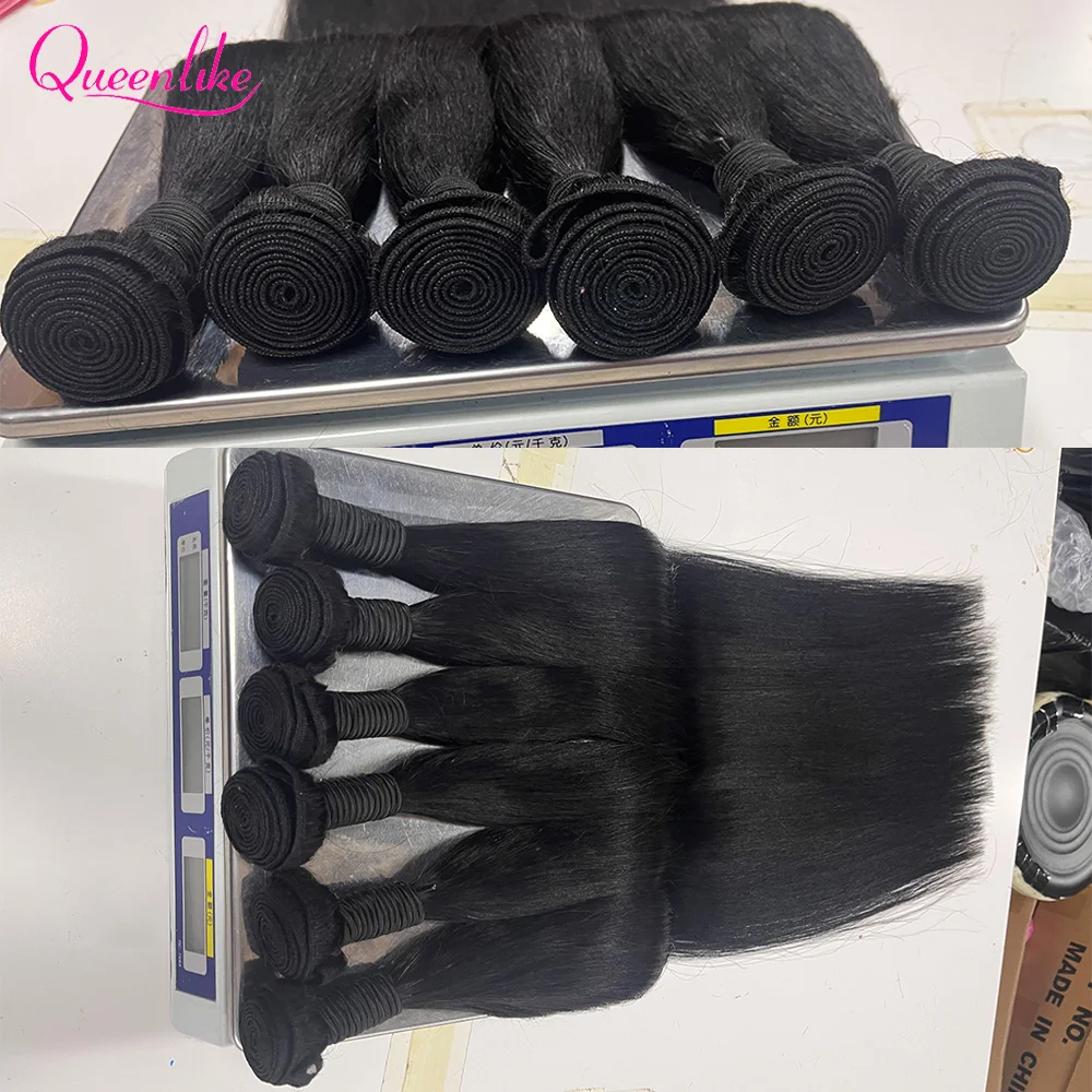 Straight Brazilian Human Hair Bundles 26-30 Inch 2