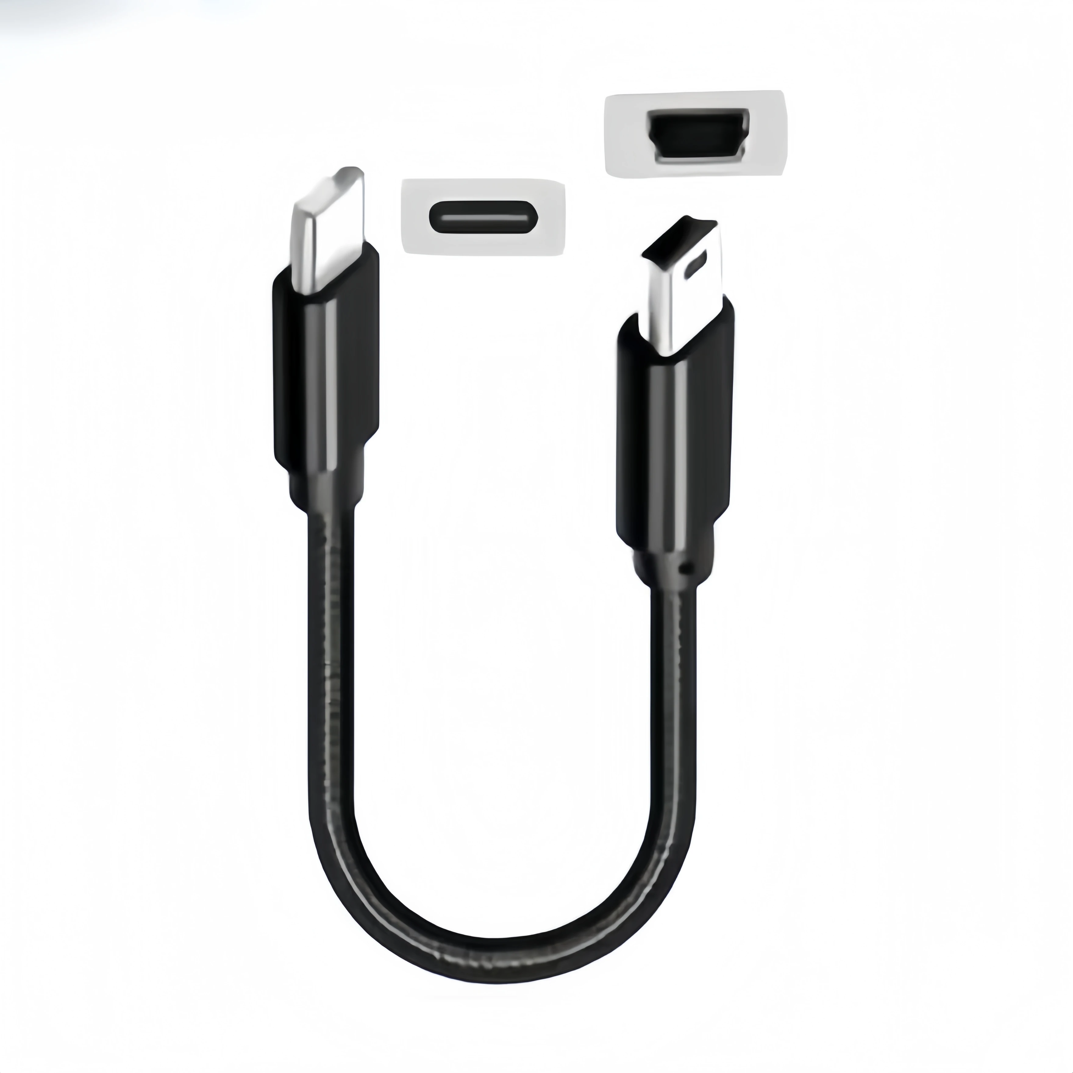 Kurzes USB C auf Mini-USB-Kabel 5-poliges Typ Mini-B-Lade-