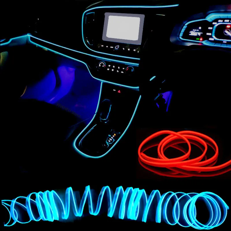 USB Car Interior LED Strip Light, 5V 2