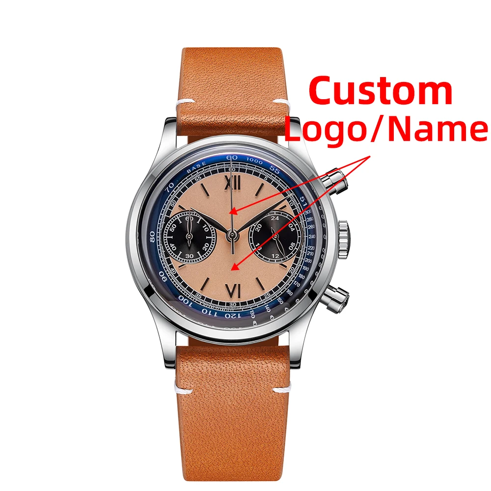 ADDIESDIVE Herrenuhren mit Individuellem Chronograph Blasenspiegel 100 m