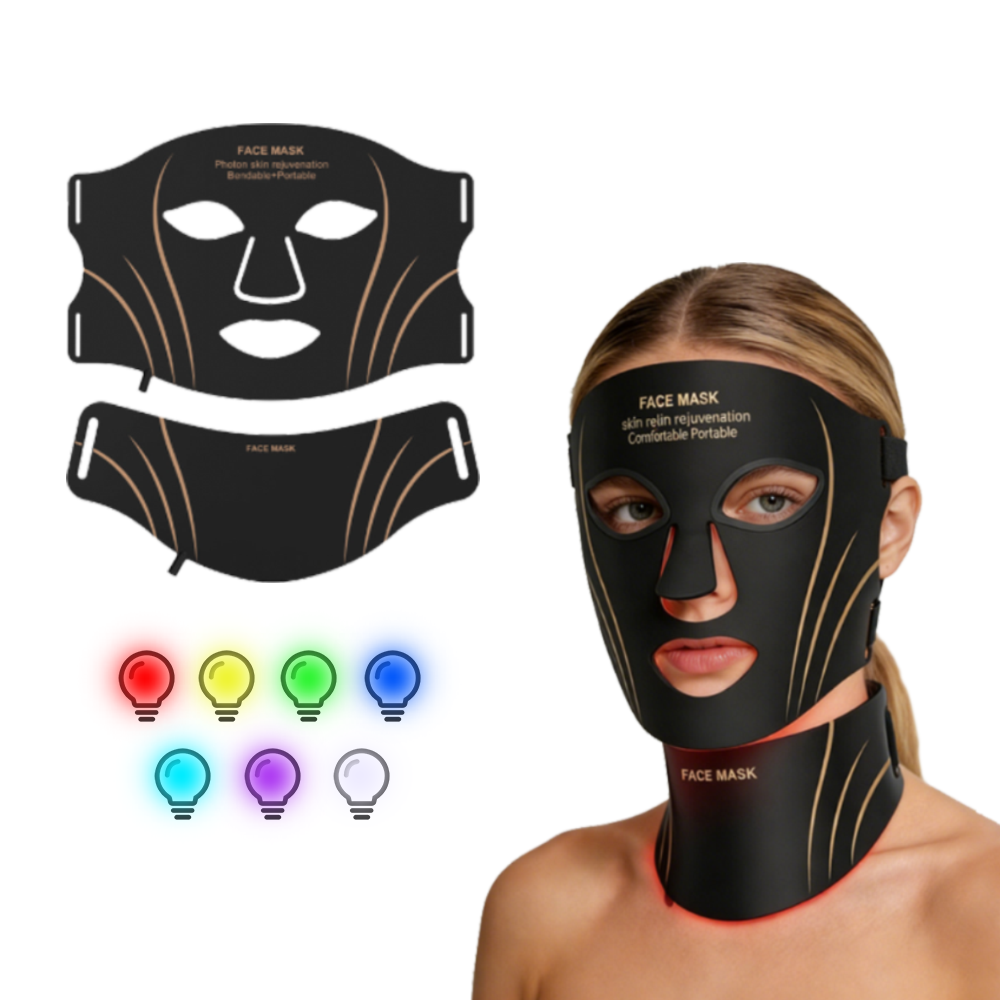 Sunglor Silicone 460NM 520NM 630NM Face Neck Treatment