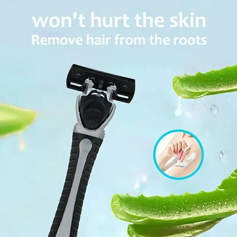 Triple-Blade Stainless Steel Razor Head 2