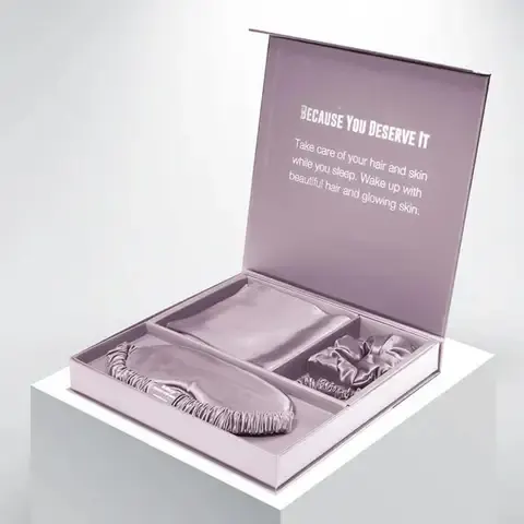 Mulberry Silk Pillowcase Gift Set Eye Mask