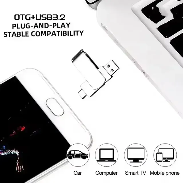 512GB USB-3.2-Metall-Speicherstick Typ-C 3