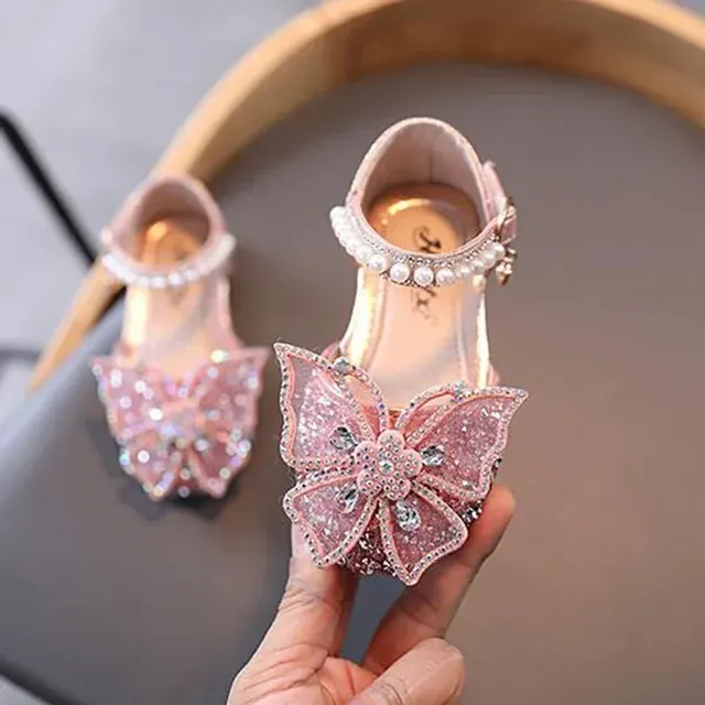 Girls' Glitter Sandals 1