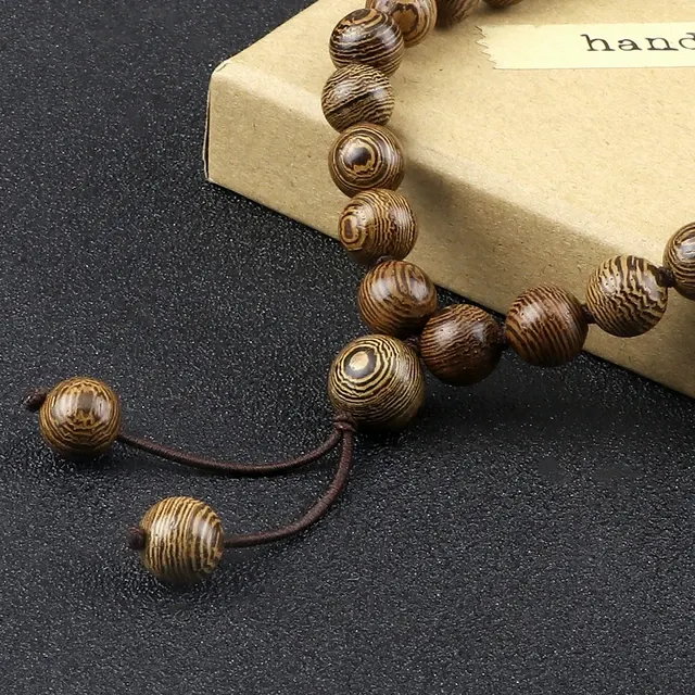 Wooden Bead Wrap Bracelet 4