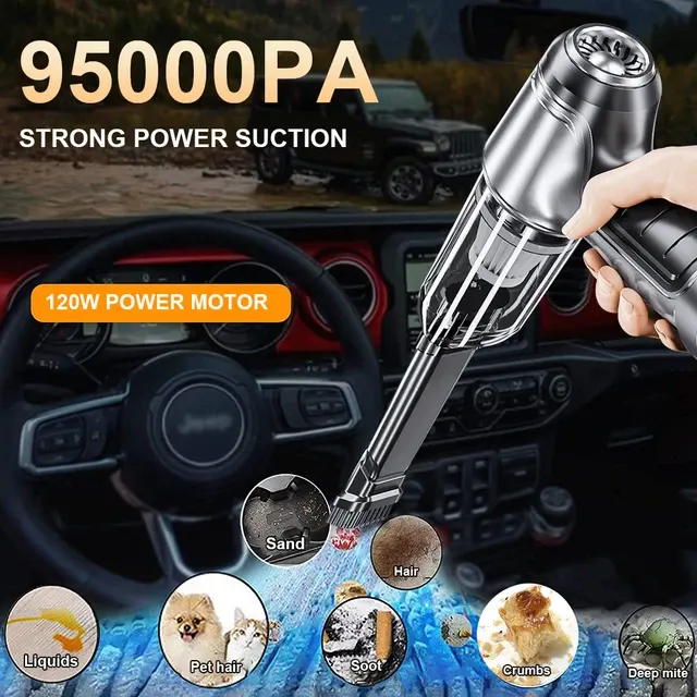 Cordless Mini Car Vacuum 95000 PA 3
