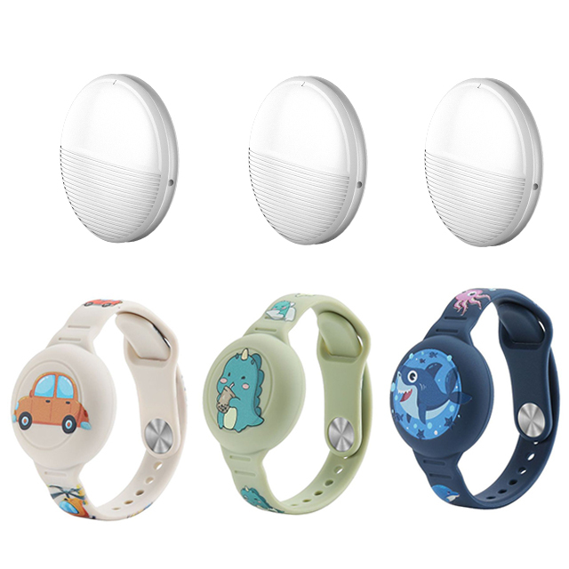 White GPS Key Finder with Watch Strap 3