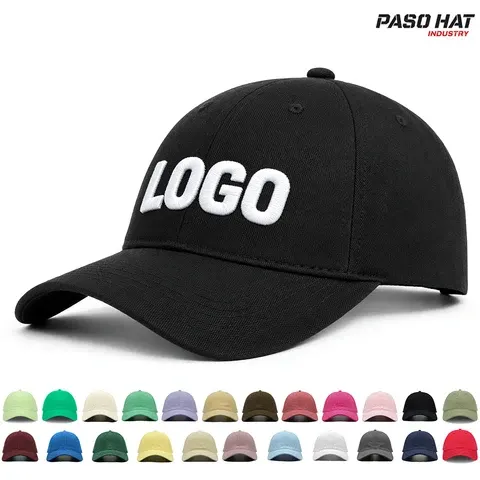 Unstructured Cotton Baseball Cap Embroidered