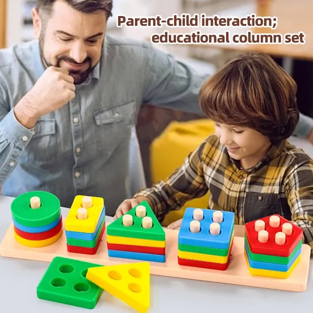Macaron Geometric Shape Sorting Toy 3