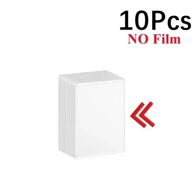 Transparent Card Sleeves with Protective Film, 50 Pack 3