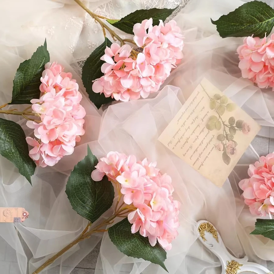 1 3 Stücke Künstliche Blumen Seide Hortensien Hochzeit