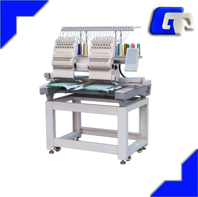2-Head Computerized Flat Embroidery Machine 3