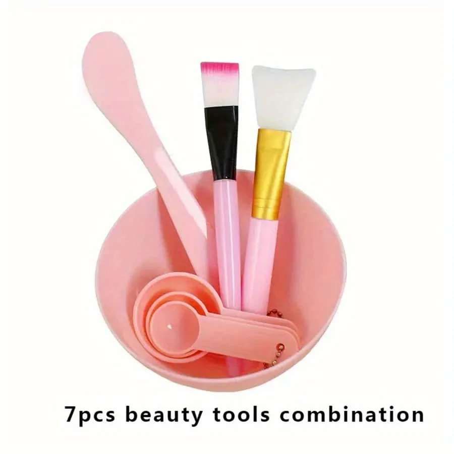 7 Stück Set DIY-Gesichtsmasken-Mischwerkzeuge – Gesichtsapplikator Spatel Maske 2