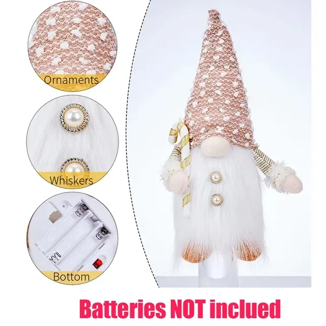 LED Knitted Gnome 3