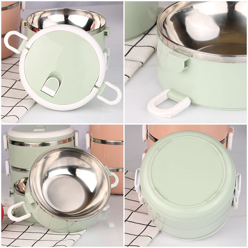 Heat Preservation Multi Layer Portable Food Container Bento 3