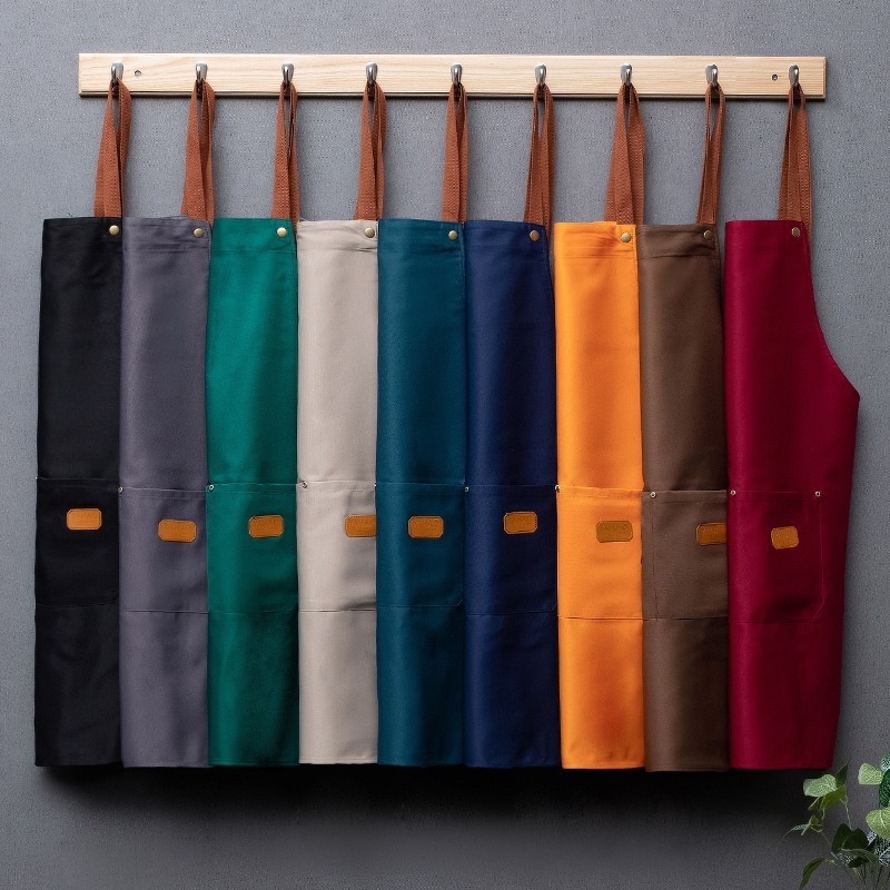 Sleeveless Waterproof Canvas Bib Apron
