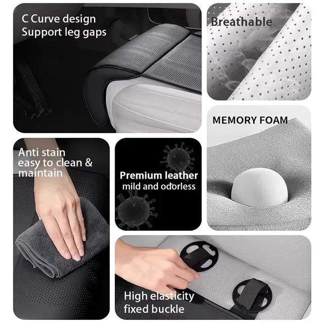 Extendable Leg Support Cushion for Car Seats 2