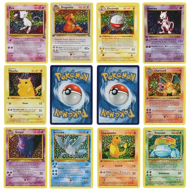 First Generation Trading Cards Set, 151 Pieces 2