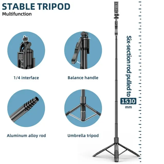 Selfie-Stick mit Stativ 4