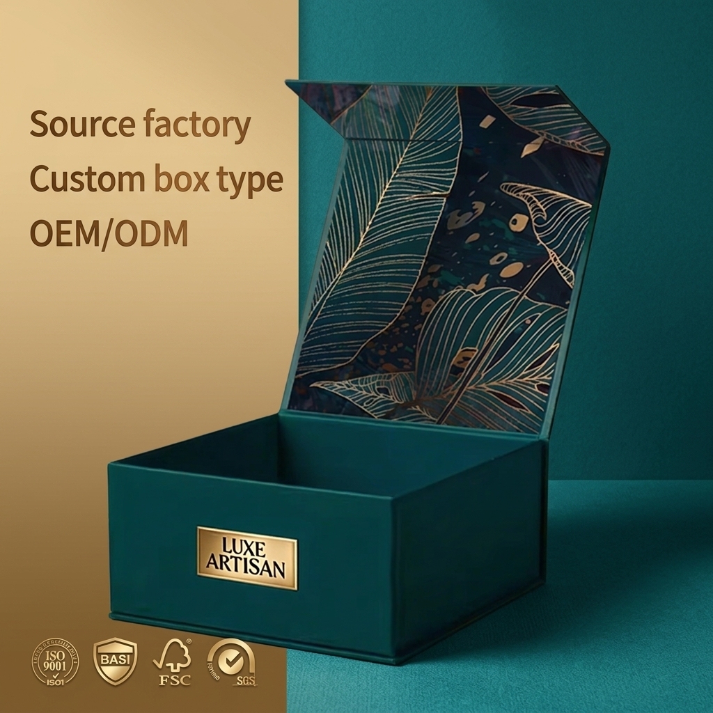 Foldable Jewelry Box with Magnetic Closure 2