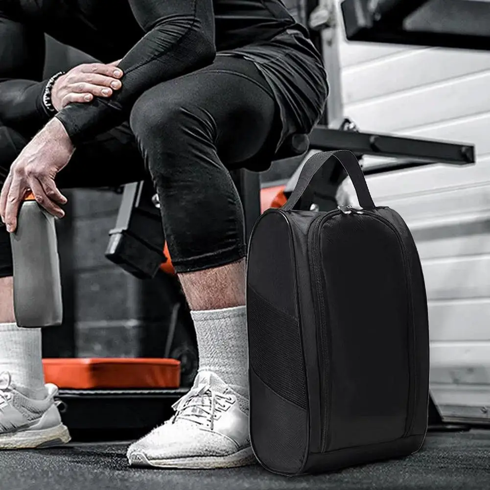 Tragbare Golf-Schuhtasche aus Oxford-Stoff Atmungsaktive Leichte Golf-Handtasche Staubdichte 2