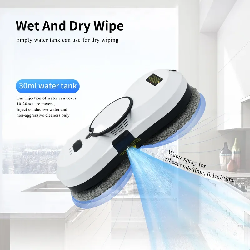 Ultra-Thin 68mm Window Cleaning Robot 4