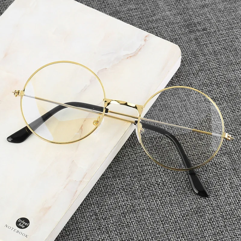 Round Retro Blue Light Glasses for Eye Protection 4