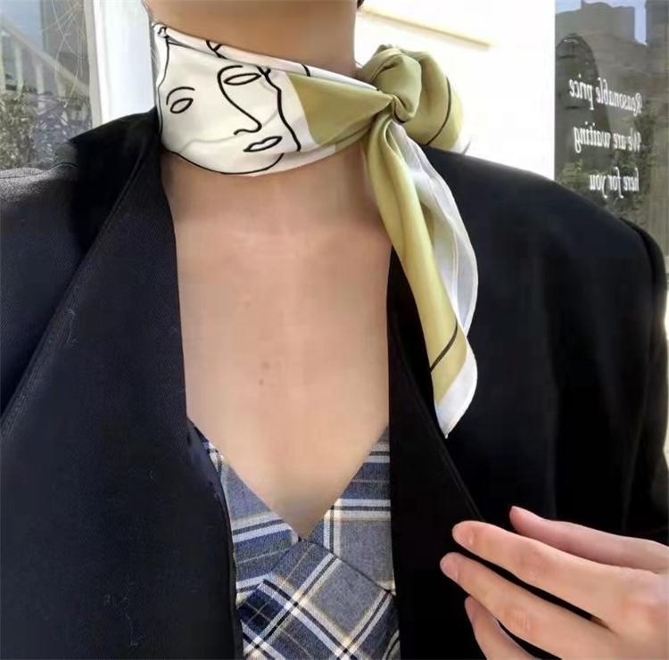 Designer Jacquard Silk Scarf with Gift Box 3