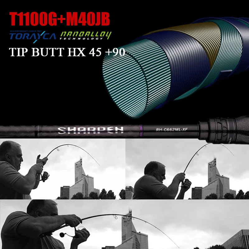 Lightweight Bass Spinning Fishing Rod 4