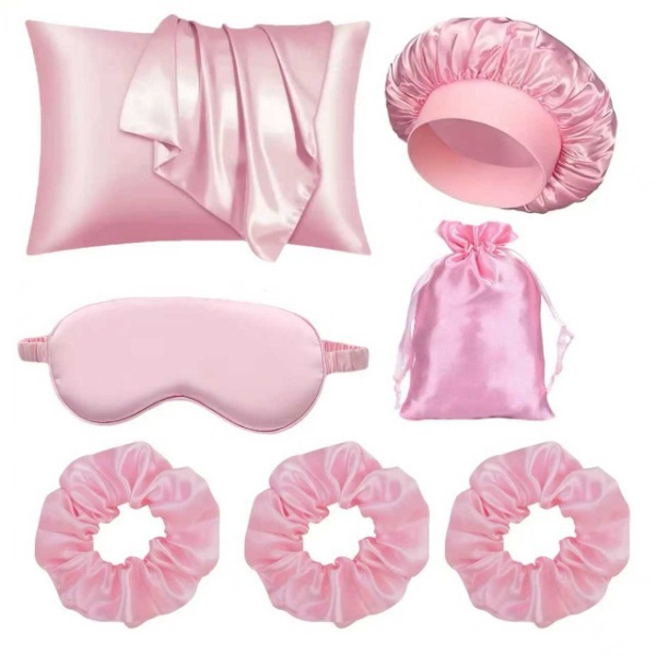 7PCS Silk-Like Satin Sleep Gift Set - Shower