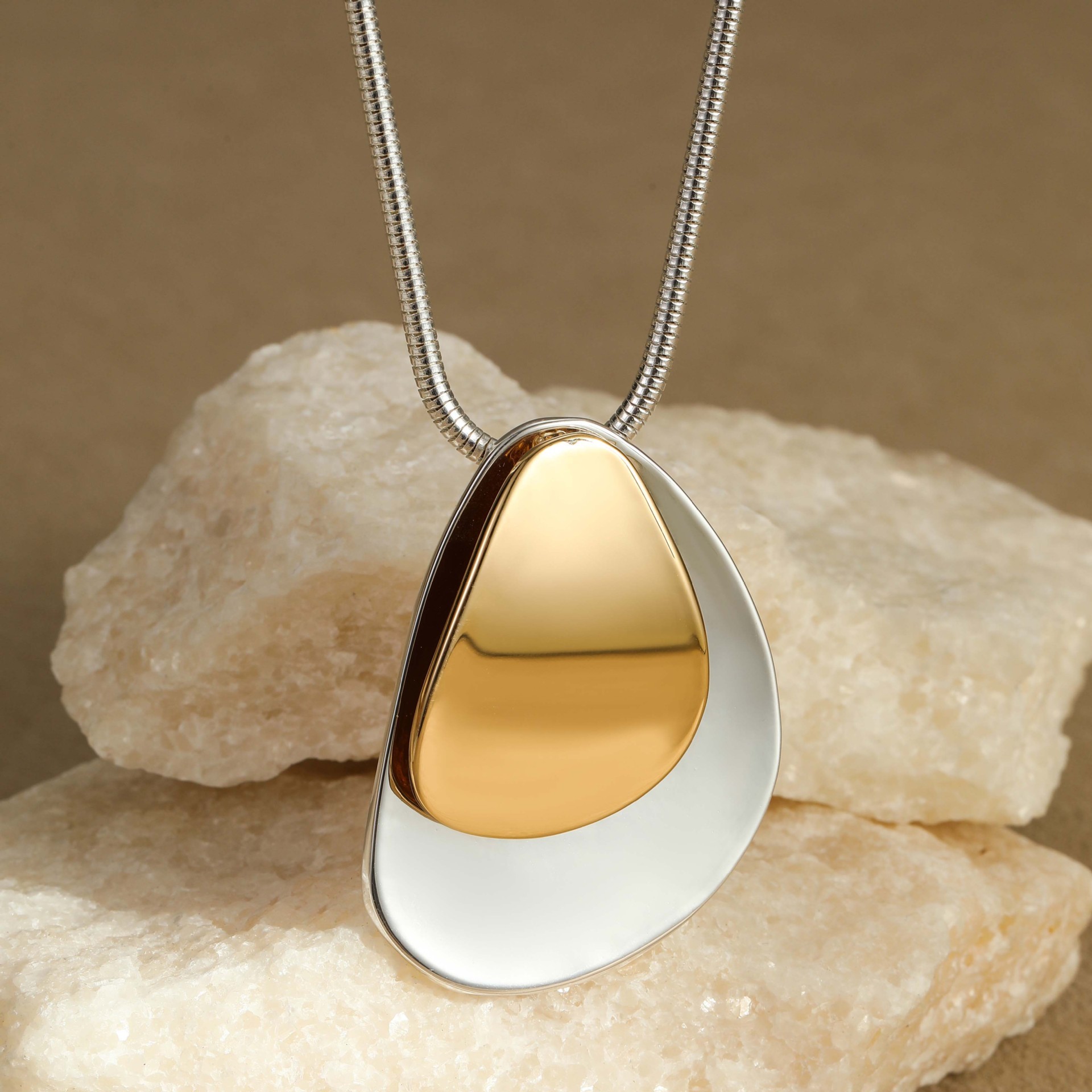 Minimalist Waterdrop Pendant Adjustable Necklace 3