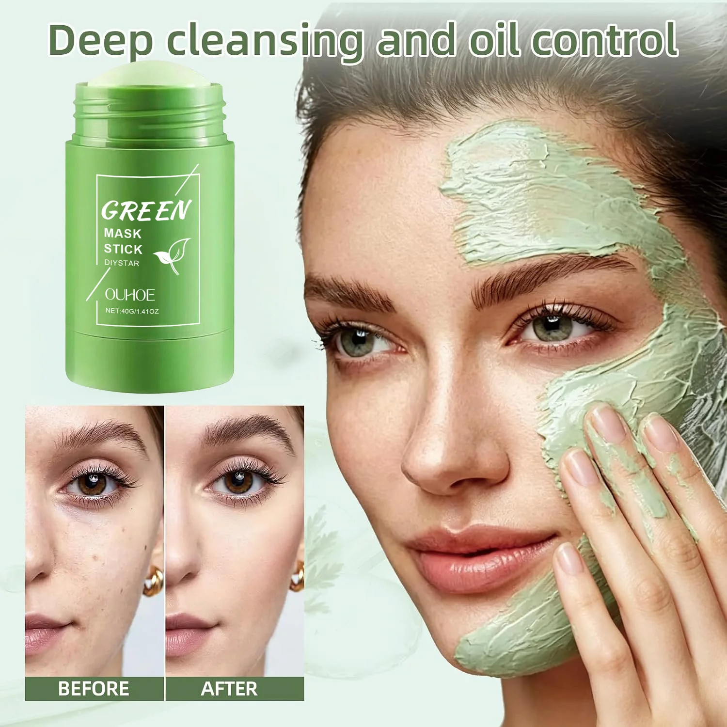 Volcanic Green Tea Pore Mask Stick 4