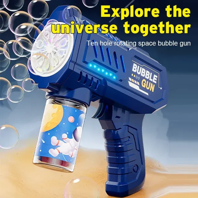 Automatic Bubble Gun with Fan 2